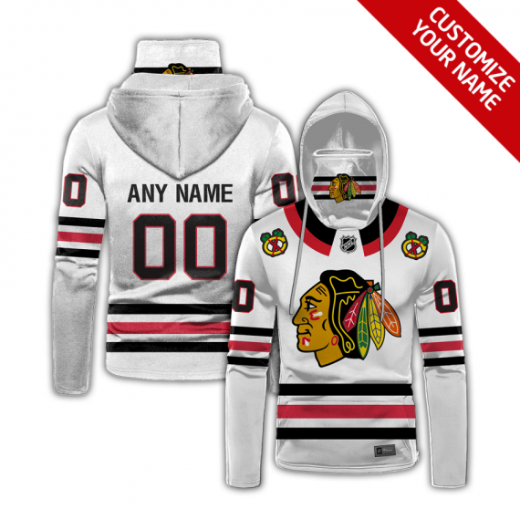 Gift Ideas Personalized Chicago Blackhawks Bandana Hoodie Mh54