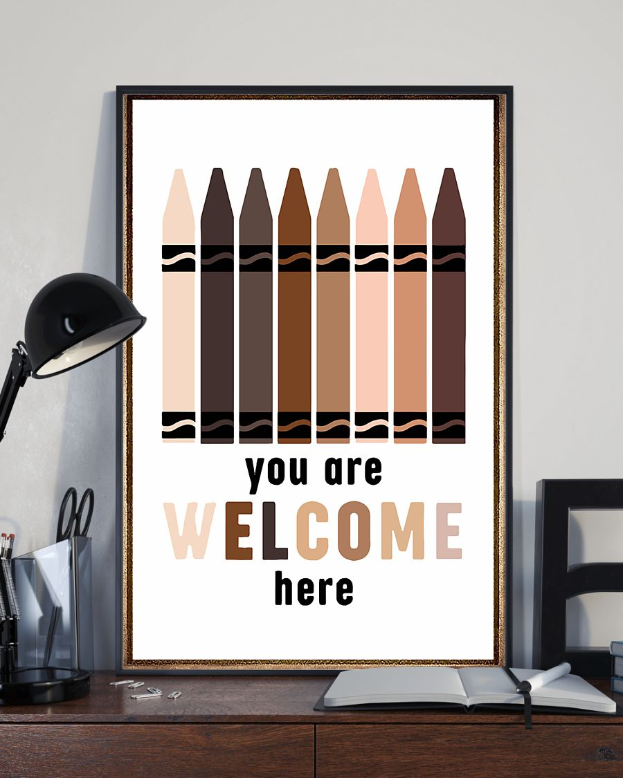 You Are Welcome Here Equality Civil Rights Poster Room Home Decor Wall Art Gifts Idea – Mostsuit Support Black Lives Matter