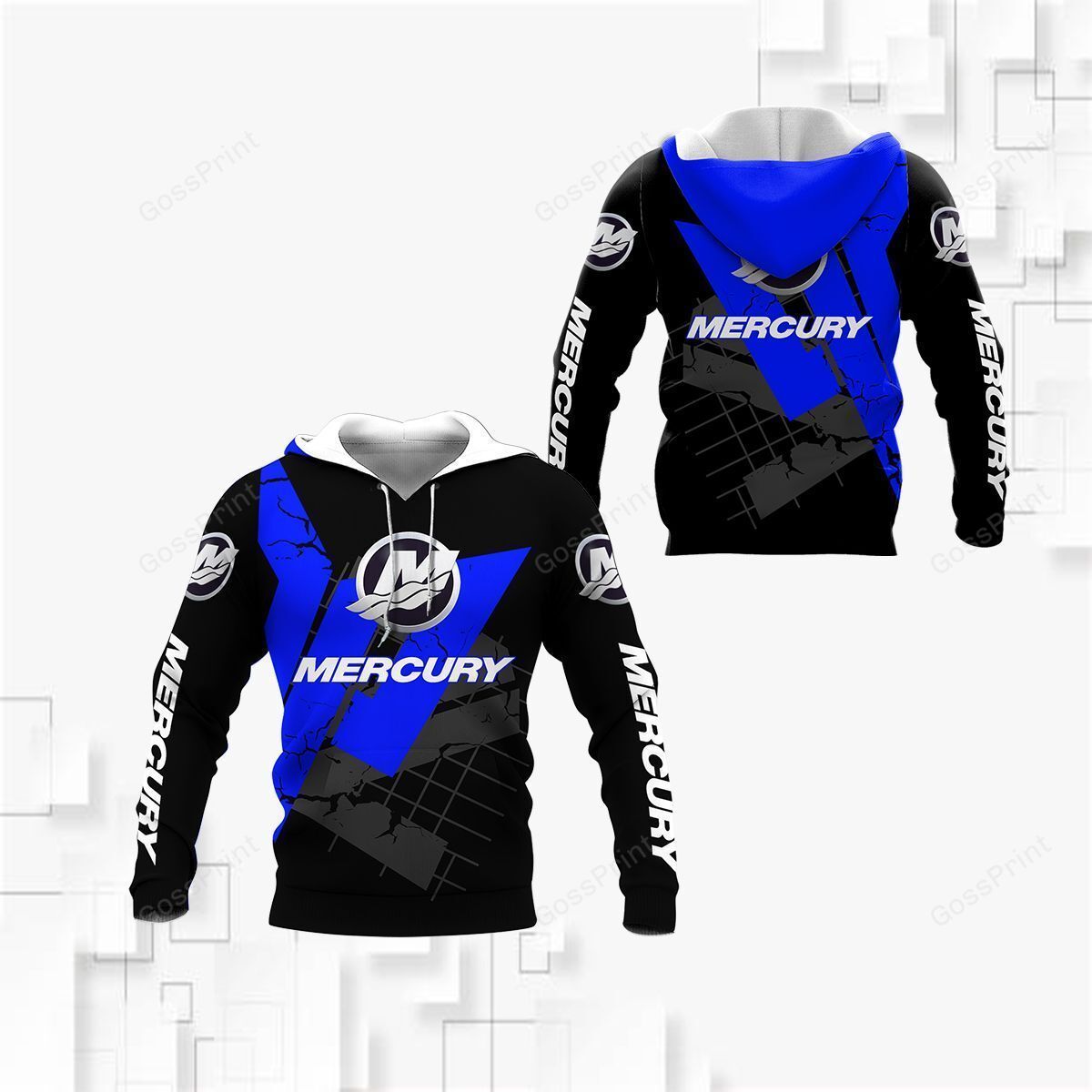3D All Over Printed Mercury Shirts Ver 1 (Blue)
