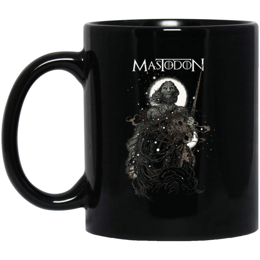 Mastodon White Walker Black Mug