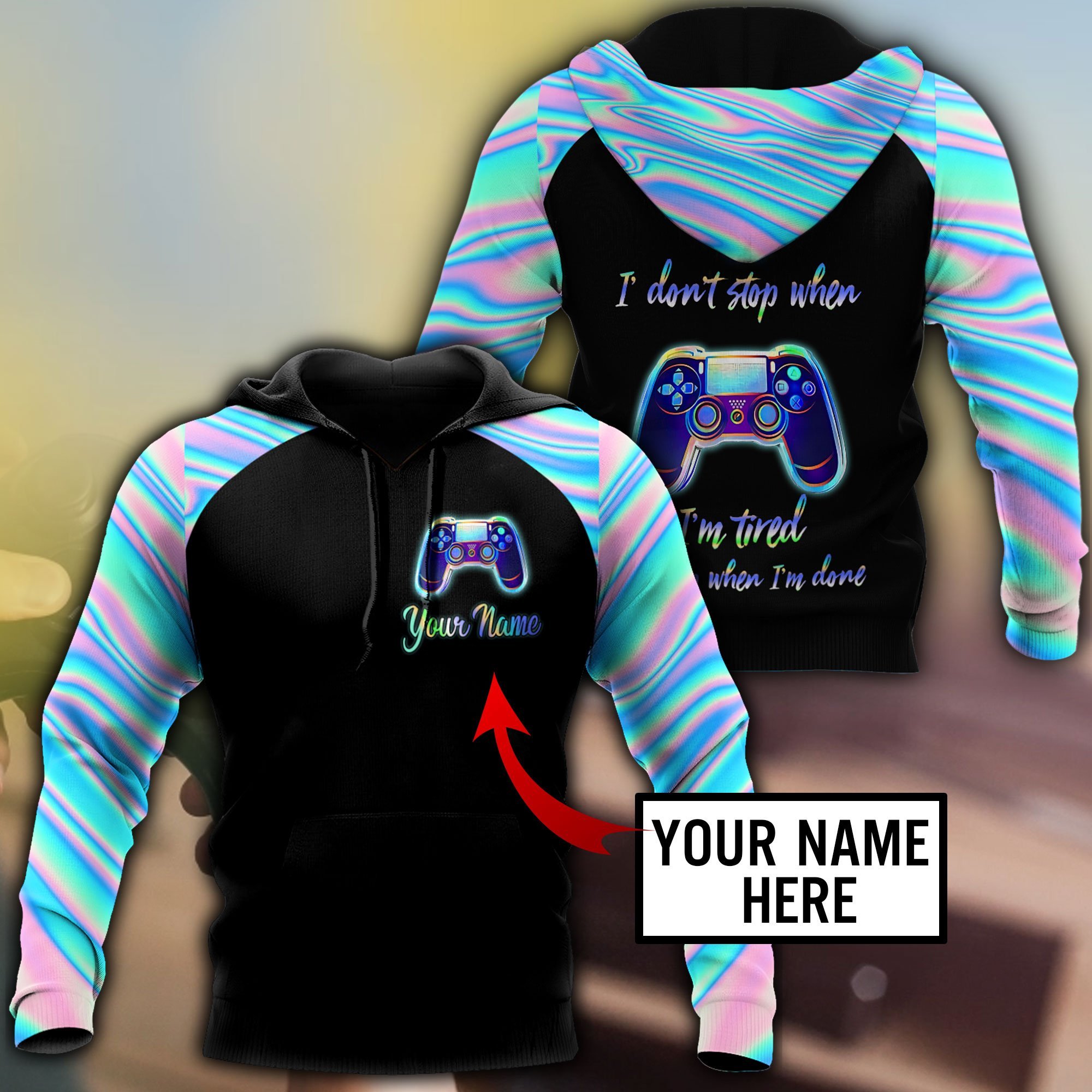 3D All Over Printed Game Lover  Unisex Shirts Custom Name XT NTN03022104