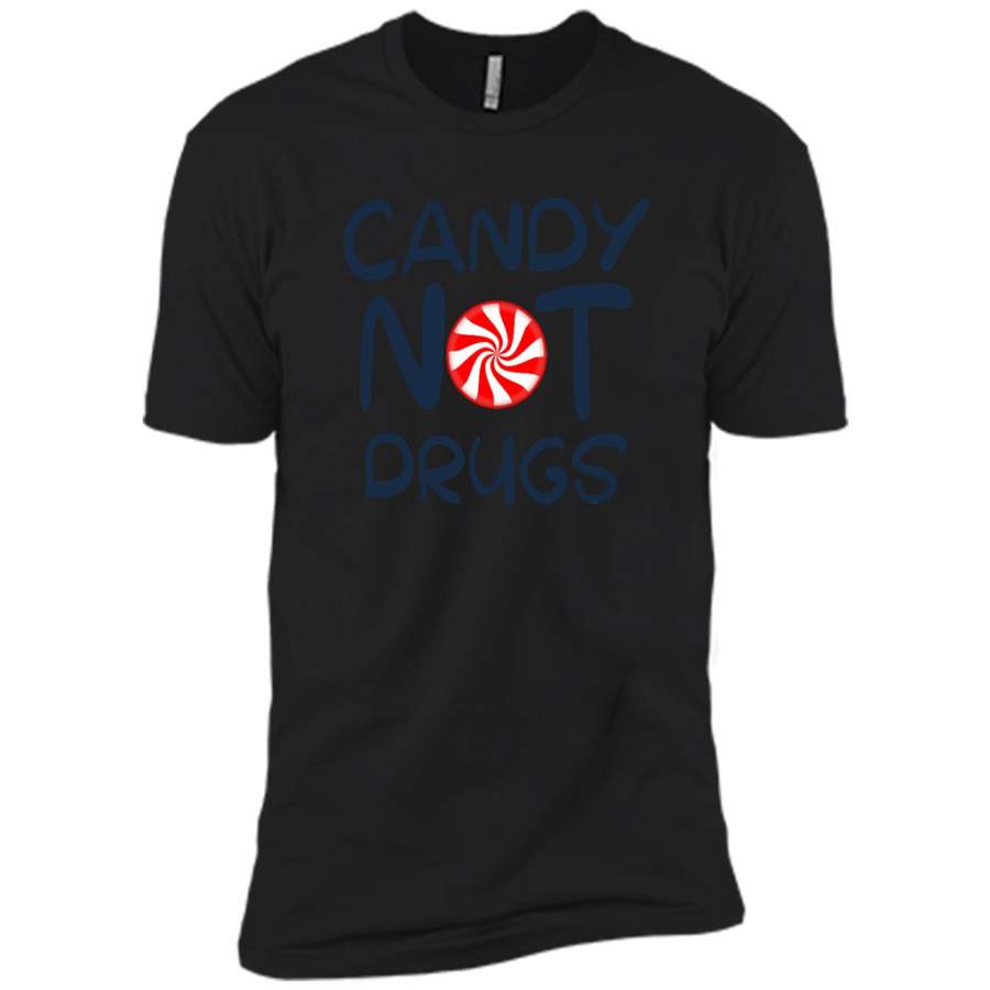 Candy Not Drugs – Canvas Unisex USA Shirt