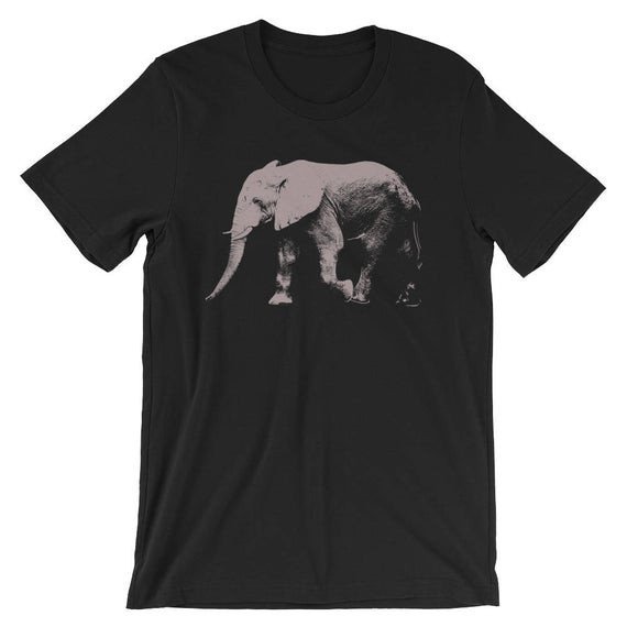 Mystic Elephant Animal Lover Short Sleeve Unisex T Shirt