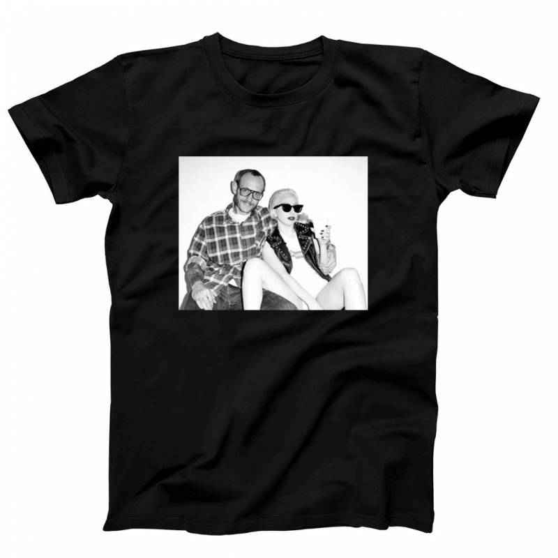 Terry Richardson And Lady Gaga Photo Men’s T-Shirt Tee