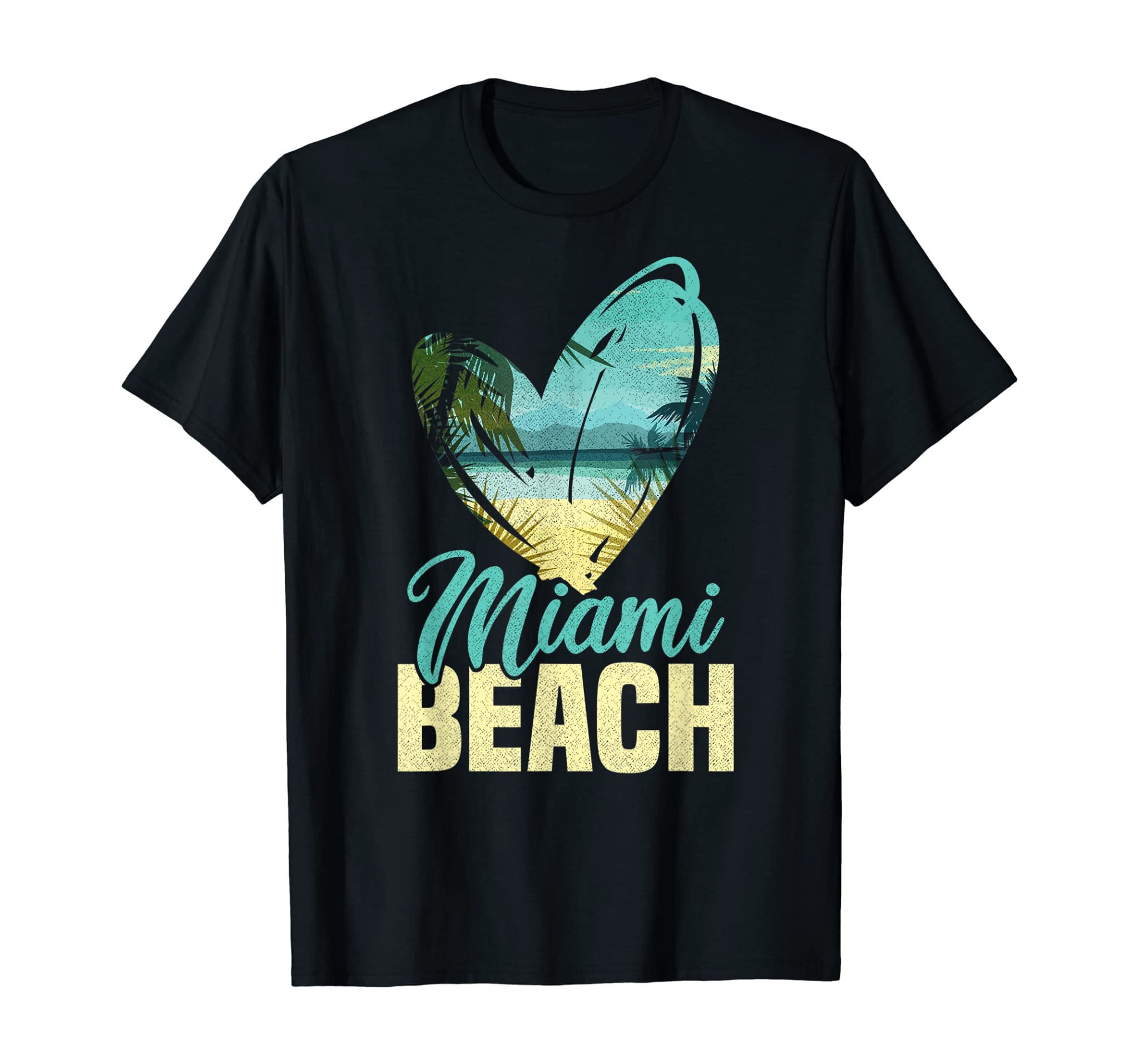 Miami Beach Vintage 70s Florida Summer Vacation T-Shirt