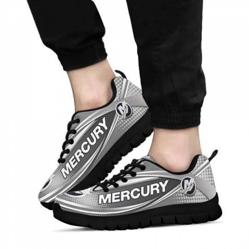 3D Printed Mercury Marine NTA Sneakers For Men & Women Ver 1 (Grey)