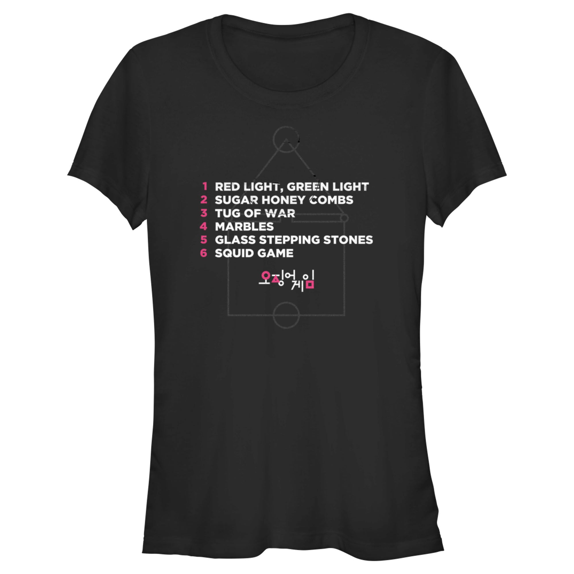 Squid Game Junior’S List Of Games  T-Shirt