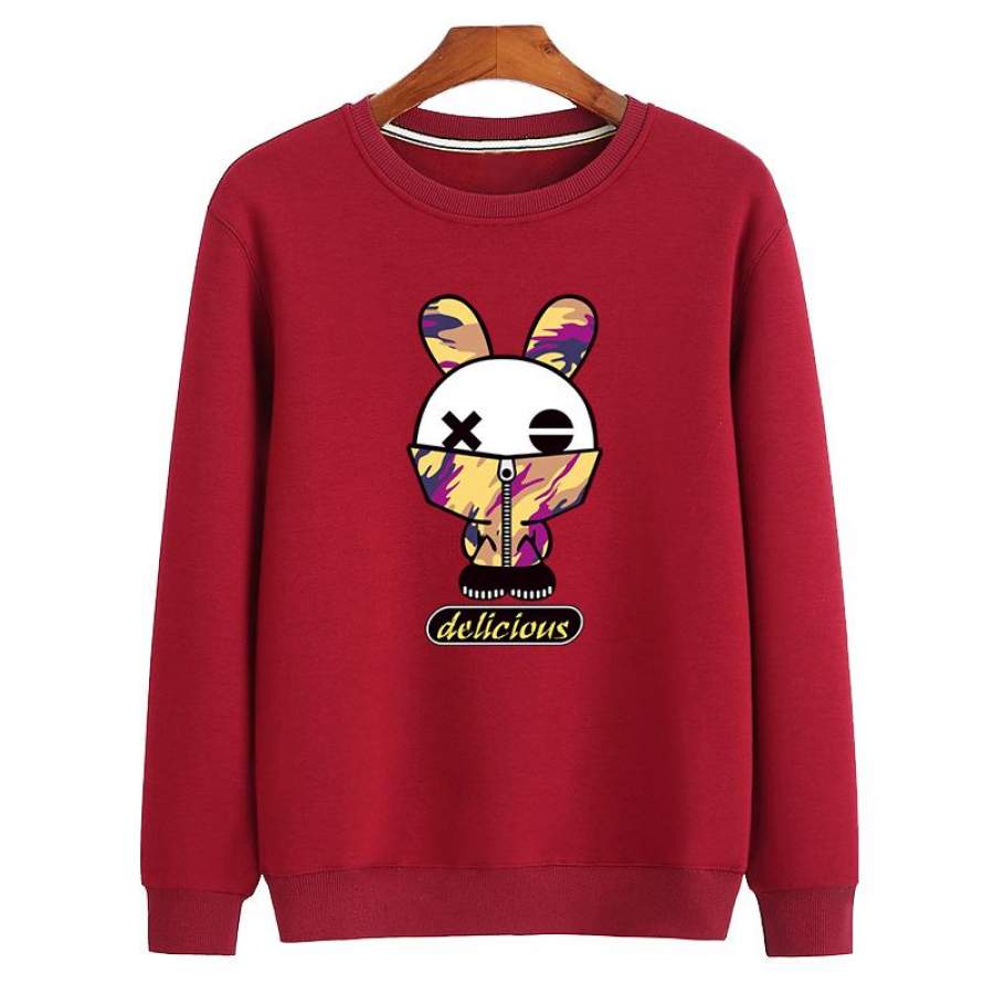 Cute Bunny Sweatshirt Bunny Clothes Pop Bunny Cotton Sweatshirt for Adult