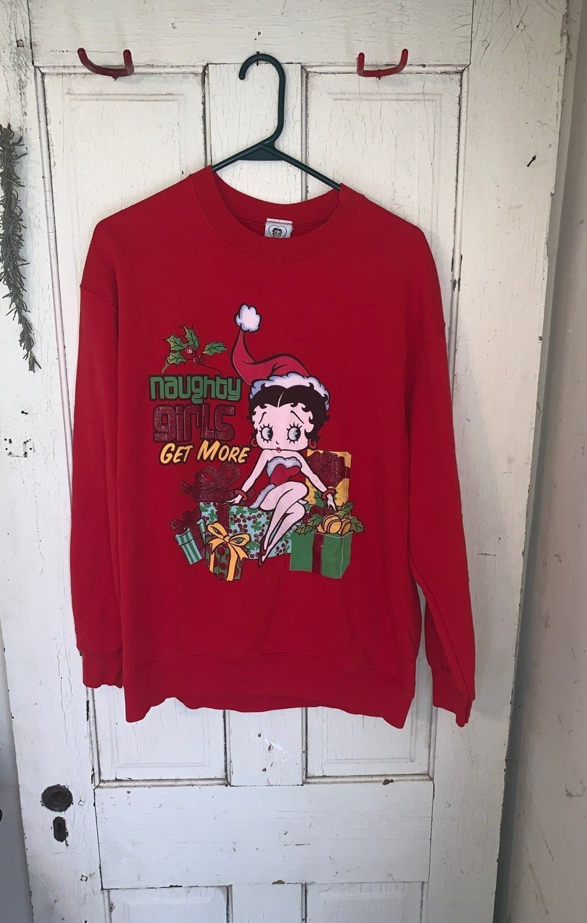 Vintage Betty Boop Christmas Shirt Betty Boop Fashion