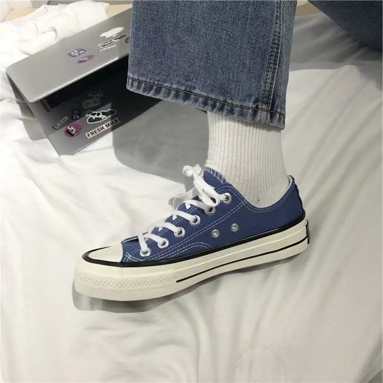 Candy Color Canvas Flat Shoes Women Sneakers Casual Daisy Flats Simple Classic Lace-up Zapatos Purple Espadrilles Plush man shoe alx