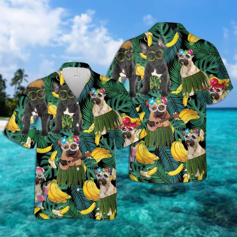 French Bulldog Summer Hawaii Hawaii Aloha Shirt For Dog Lover Ha21196