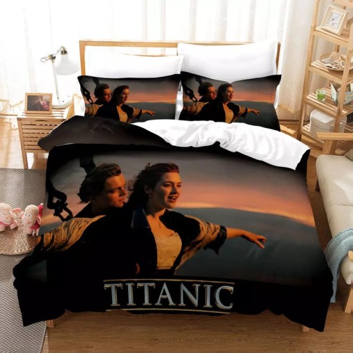 Titanic 7 Duvet Cover Pillowcase Home Decor 3D Bedding Set 6082