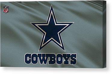 2 Dallas Cowboys Uniform Joe Hamilton Canvas Print