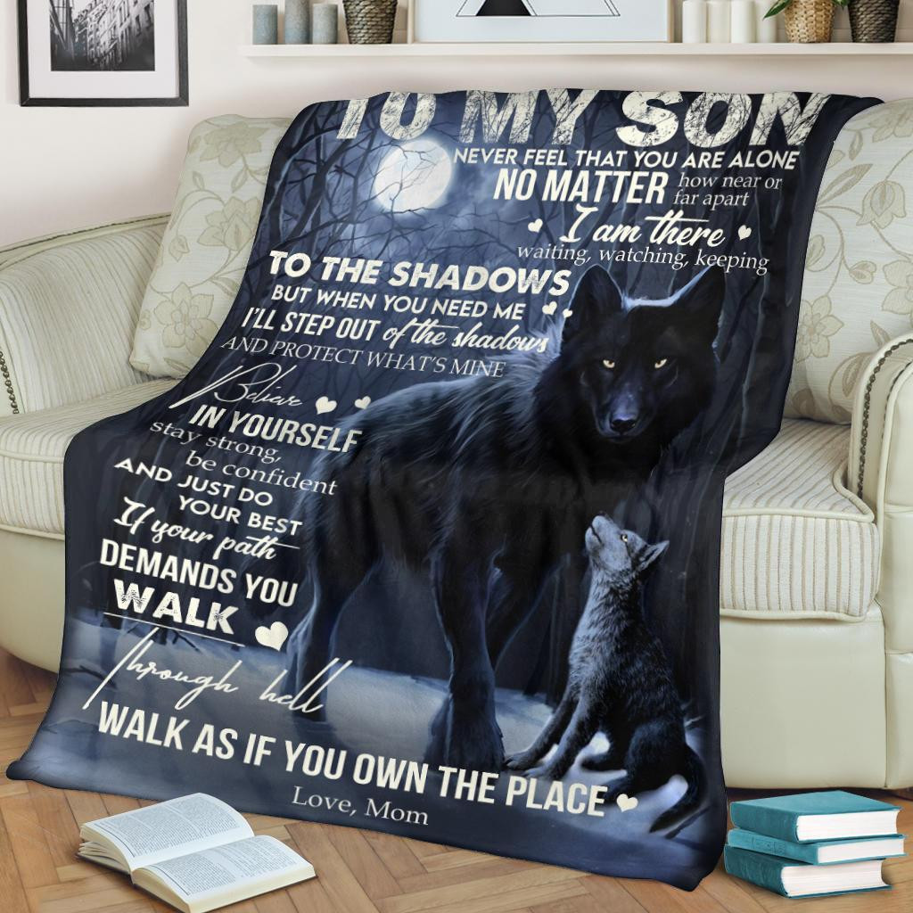 Wolf To My Son Blanket