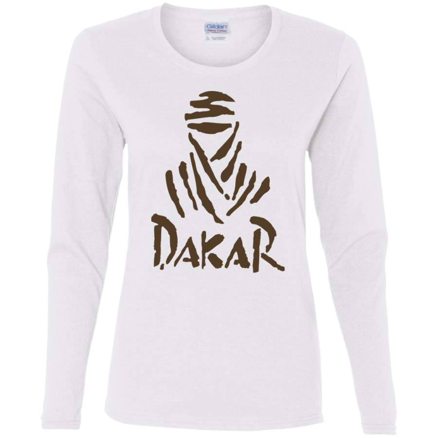 AGR Dakar Rally Logo Ladies’ Cotton LS T-Shirt