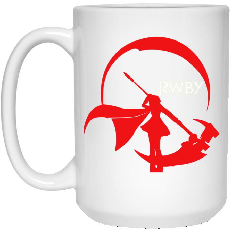 RWBY Ruby Rose Anime White Big Mug