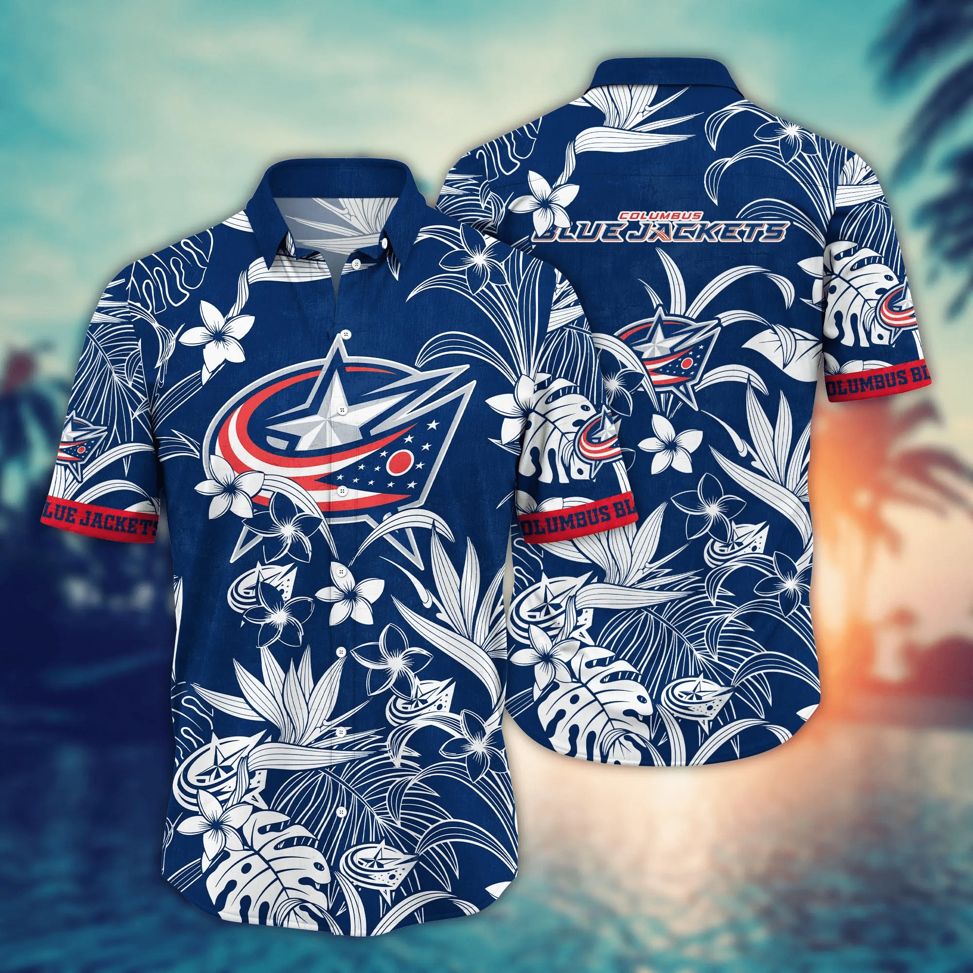 Columbus Blue Jackets Nhl Hawaiian Shirt Watermelons Aloha Shirt