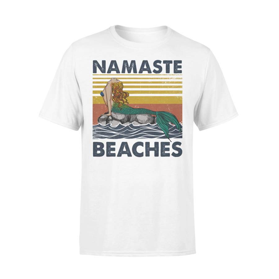 Mermaid Namaste Beaches Vintage T-shirt