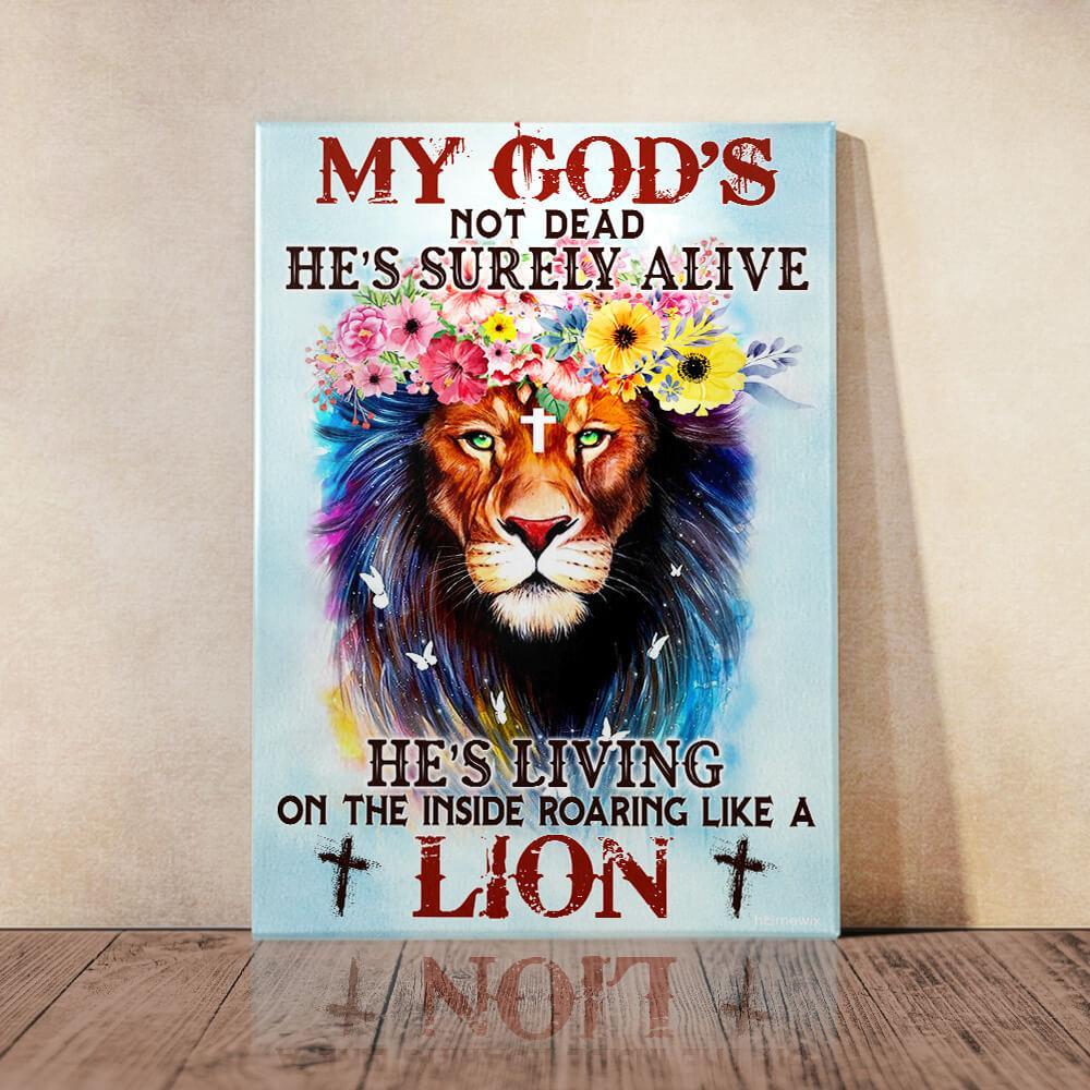 Christian Lion Canvas And Poster Wall Art | Wall Decor