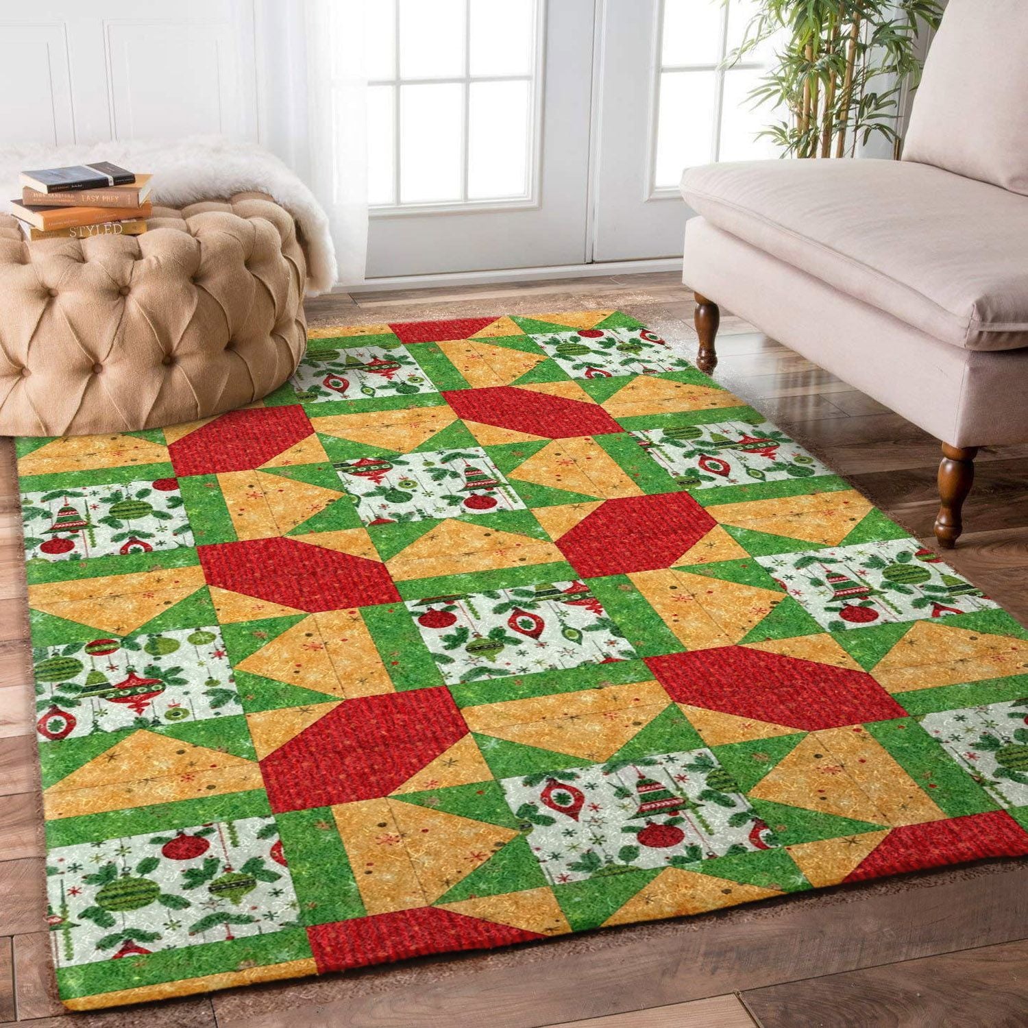 Star Quilts Christmas Day Aa2811155M Rug