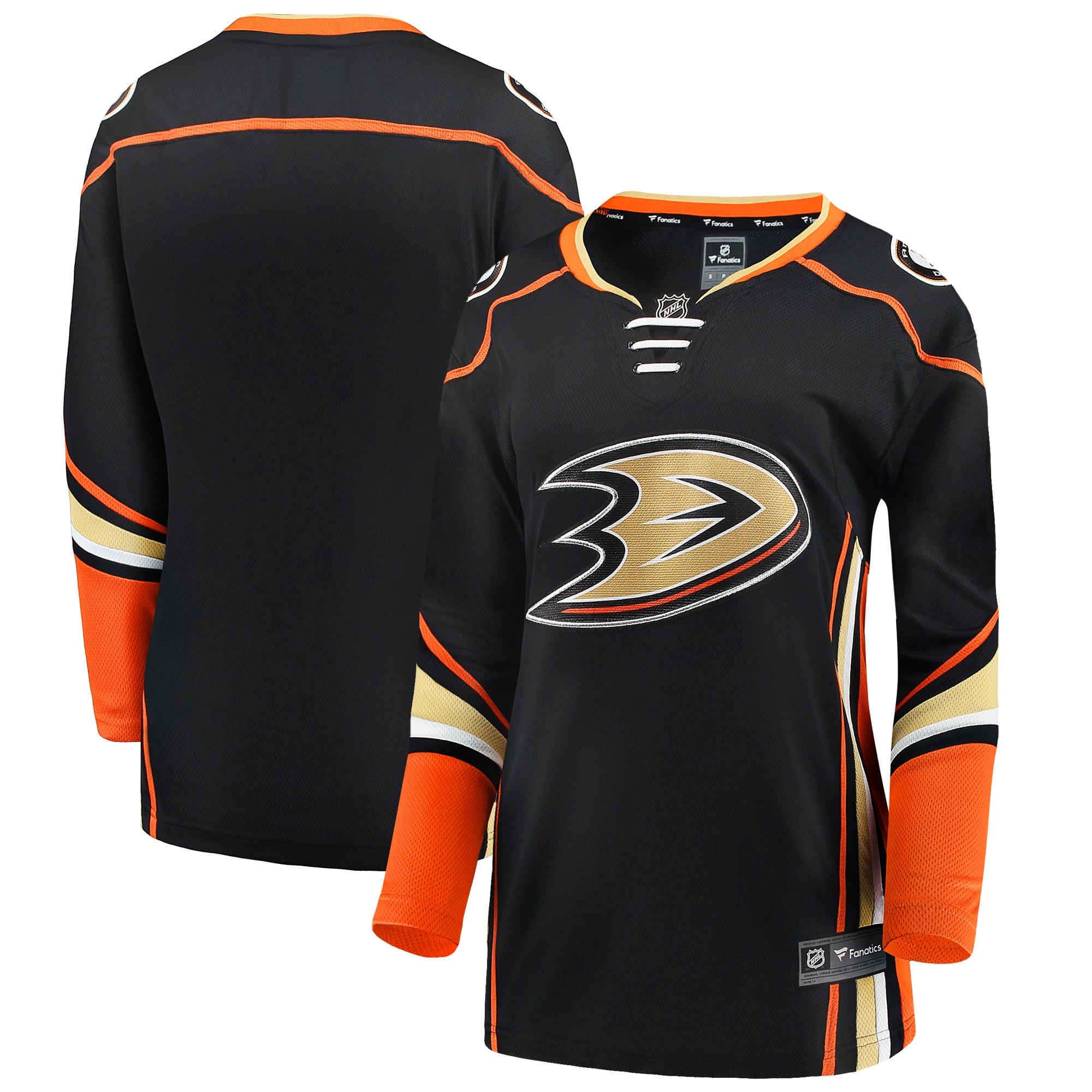 Women's Anaheim Ducks Black Breakaway Home Jersey