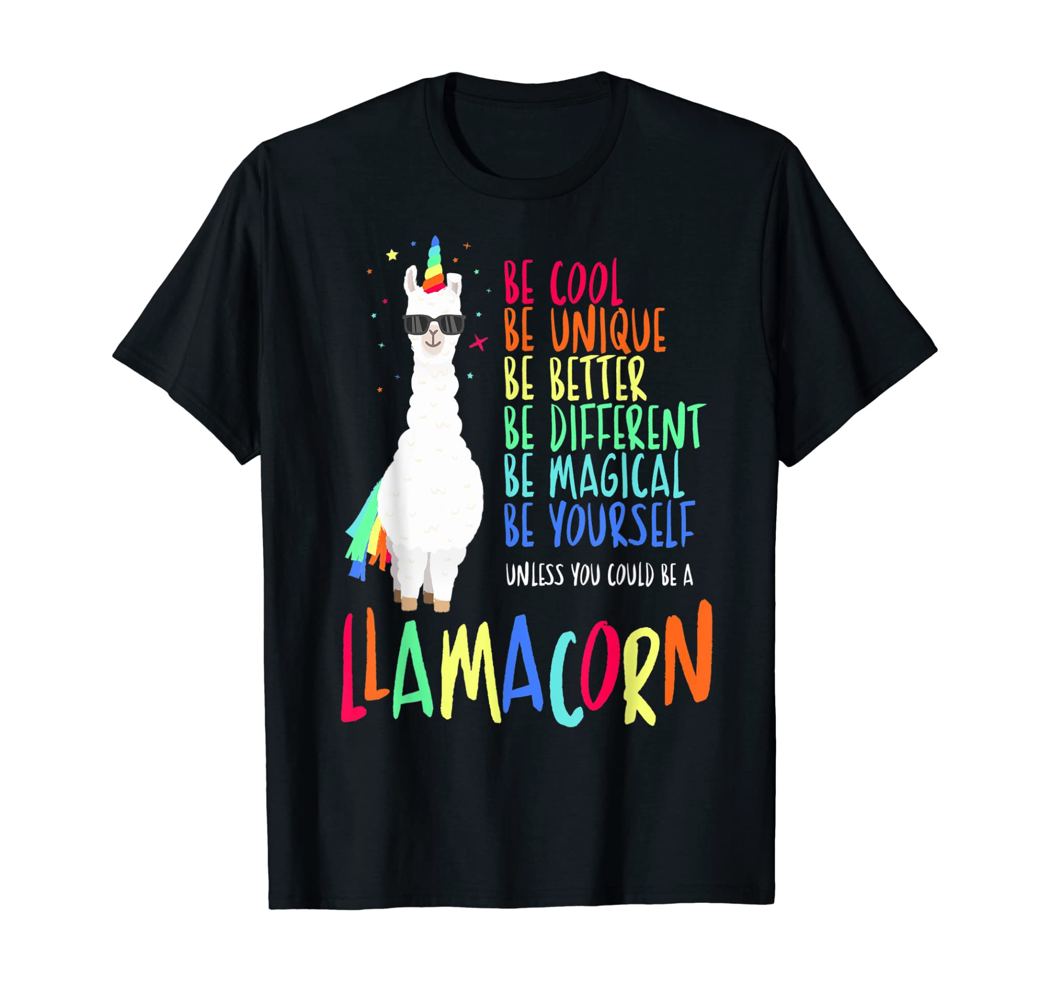 Funny Llamacorn – Funny Cute Llama Unicorn T-Shirt