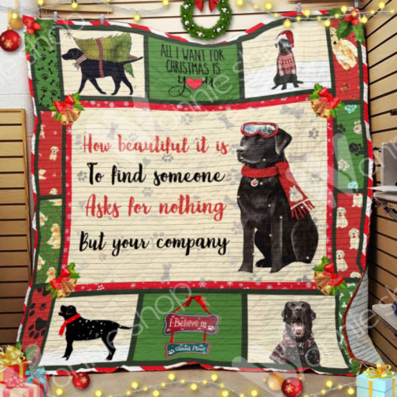 Labrador Retriever Christmas Blanket OCT1101 69O31