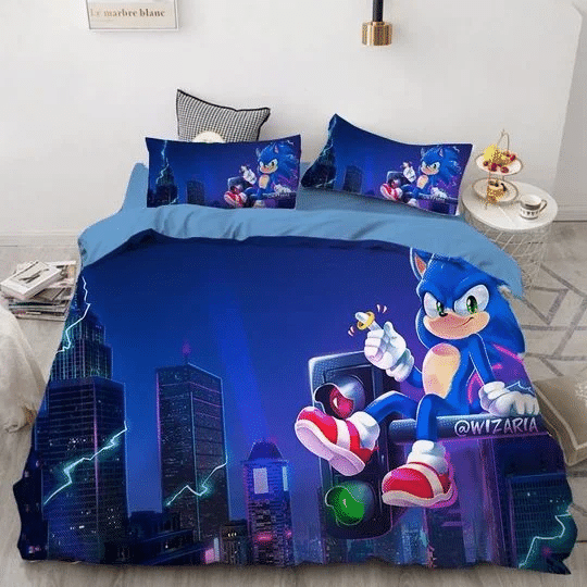 Sonic The Hedgehog 7 Duvet Quilt Bedding Set 2