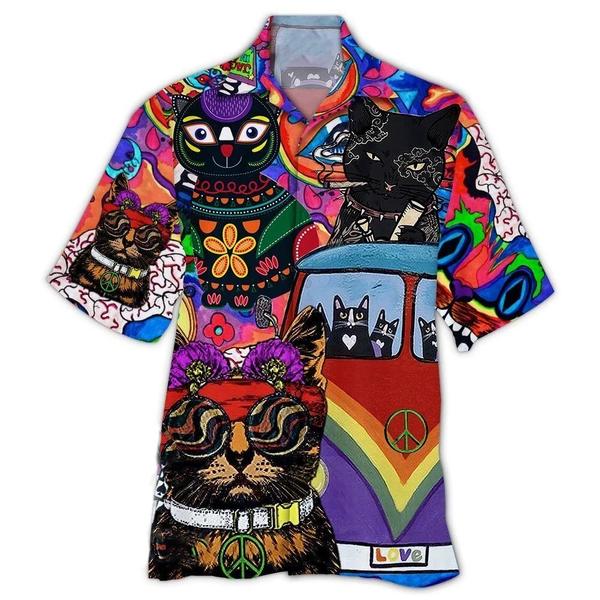 Cats Hippie Hawaii Shirt Hawaii For Hawaii Aloha Ha14662