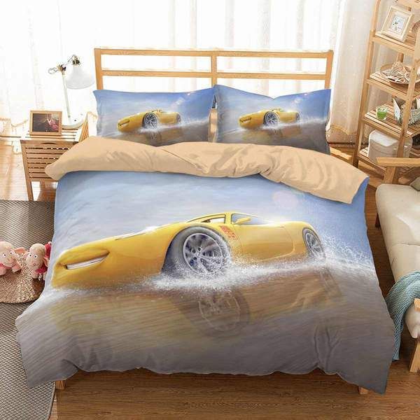 3d Customize Cars 3 Bedding Set Duvet Cover Set