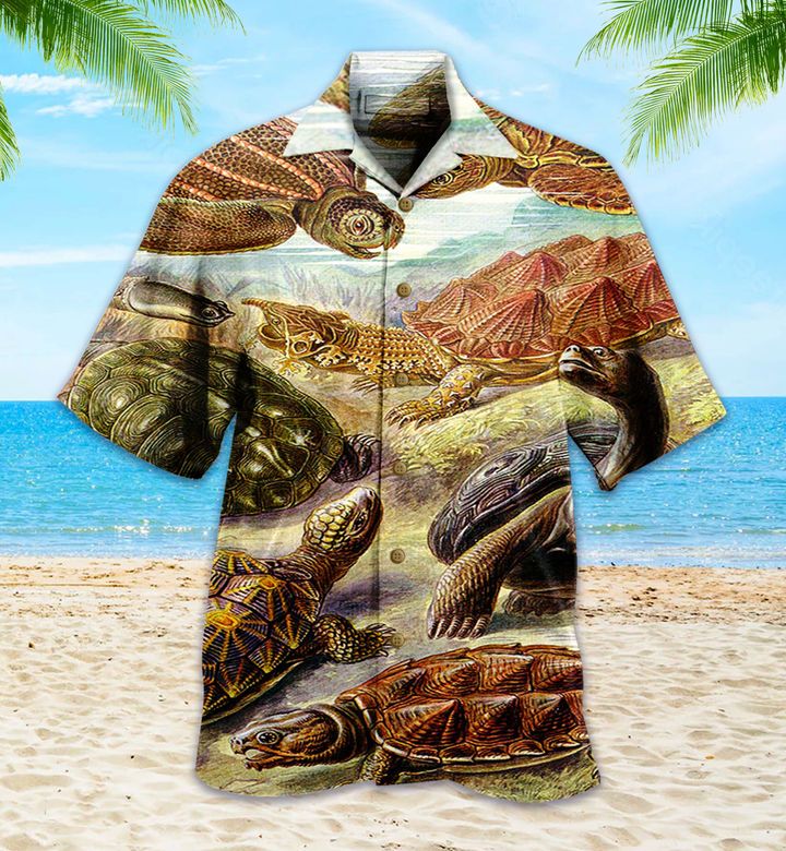 Turtle Brown Hawaii Shirt Ha29081