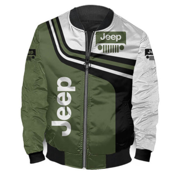 Bomber Jacket Jeep, Jeep 3D Spring Autumn, Mens Casual Jacket Rg28