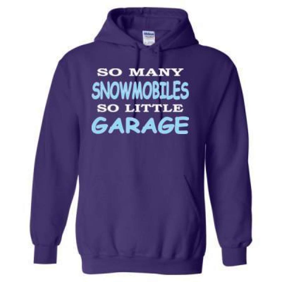 AGR So Many Snowmobiles So Little Garage – Heavy Blend™ Hooded Sweatshirt