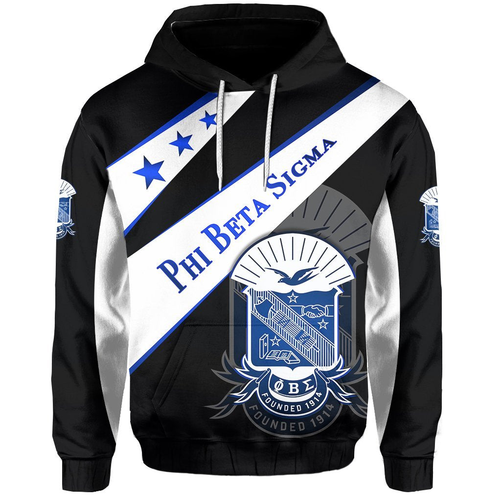 Phi Beta Sigma Hoodie Lovers Version Black Lt13