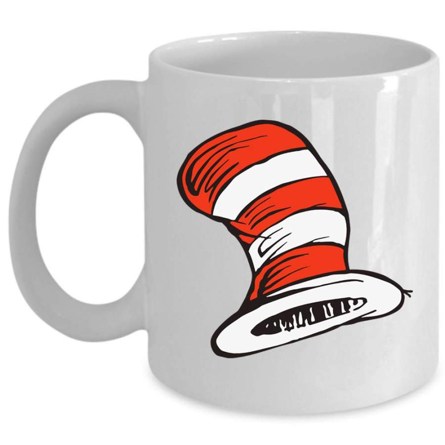 Hat Off To Dr Seuss Cup Funny Cat In Hat Mug Dr Suess Cup Readingllc