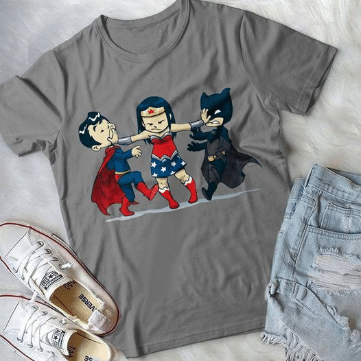 Wonder woman stop fighting batman vs superman T Shirt Hoodie Sweater H97