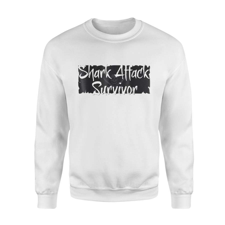 Bliptee Gamer Shark Attack Survivor Pirate Sweatshirt