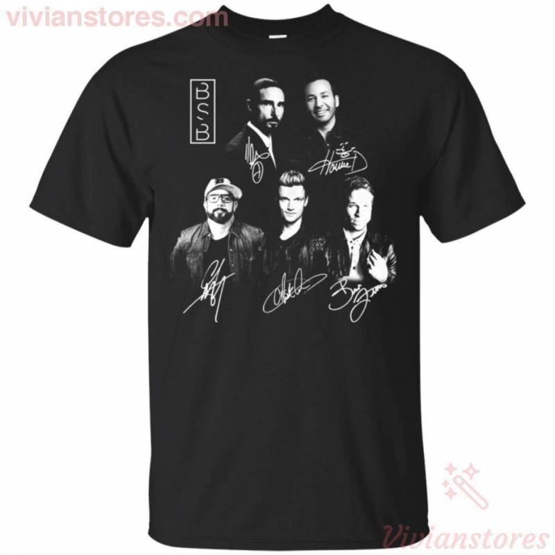 Backstreet Boys Band Signatures Vintage T-Shirt For Men Women Fans MN08