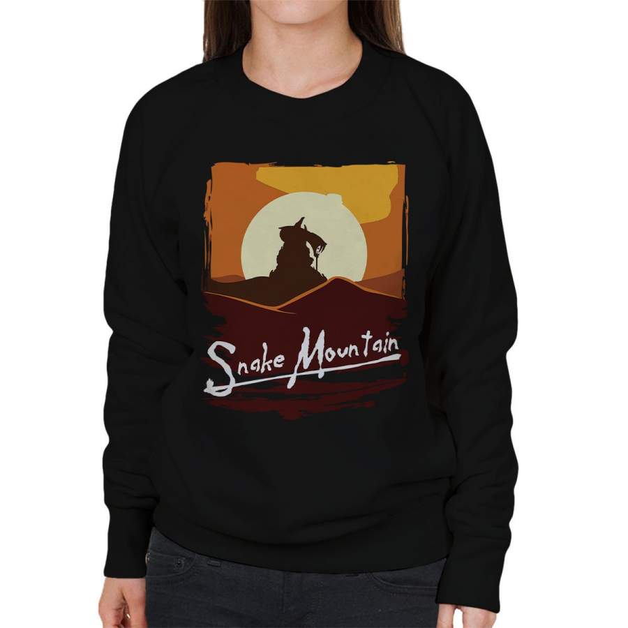 Apocalyse Now Snake Mountain He Man Masters Of The Universe Women’s Sweatshirt