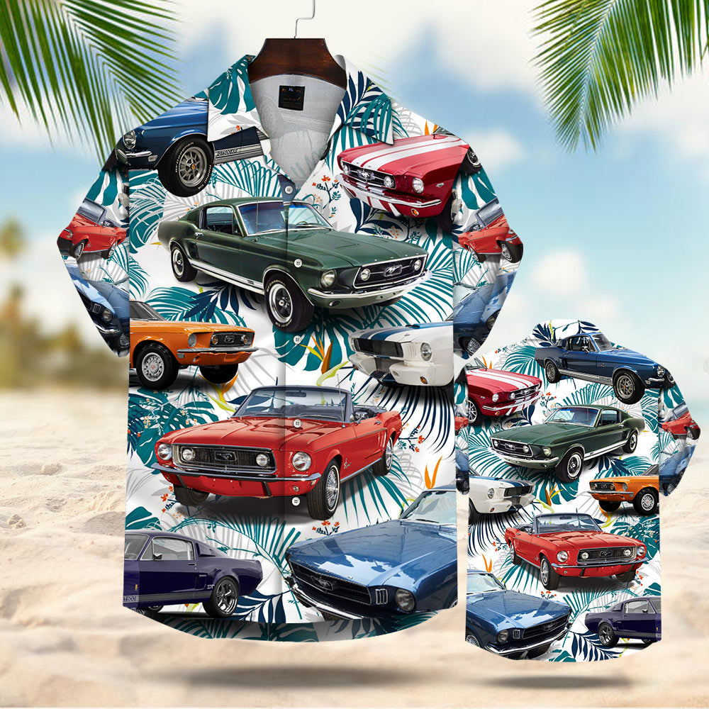 Muscle Car Hawaiian Shirt Vr5 Phts