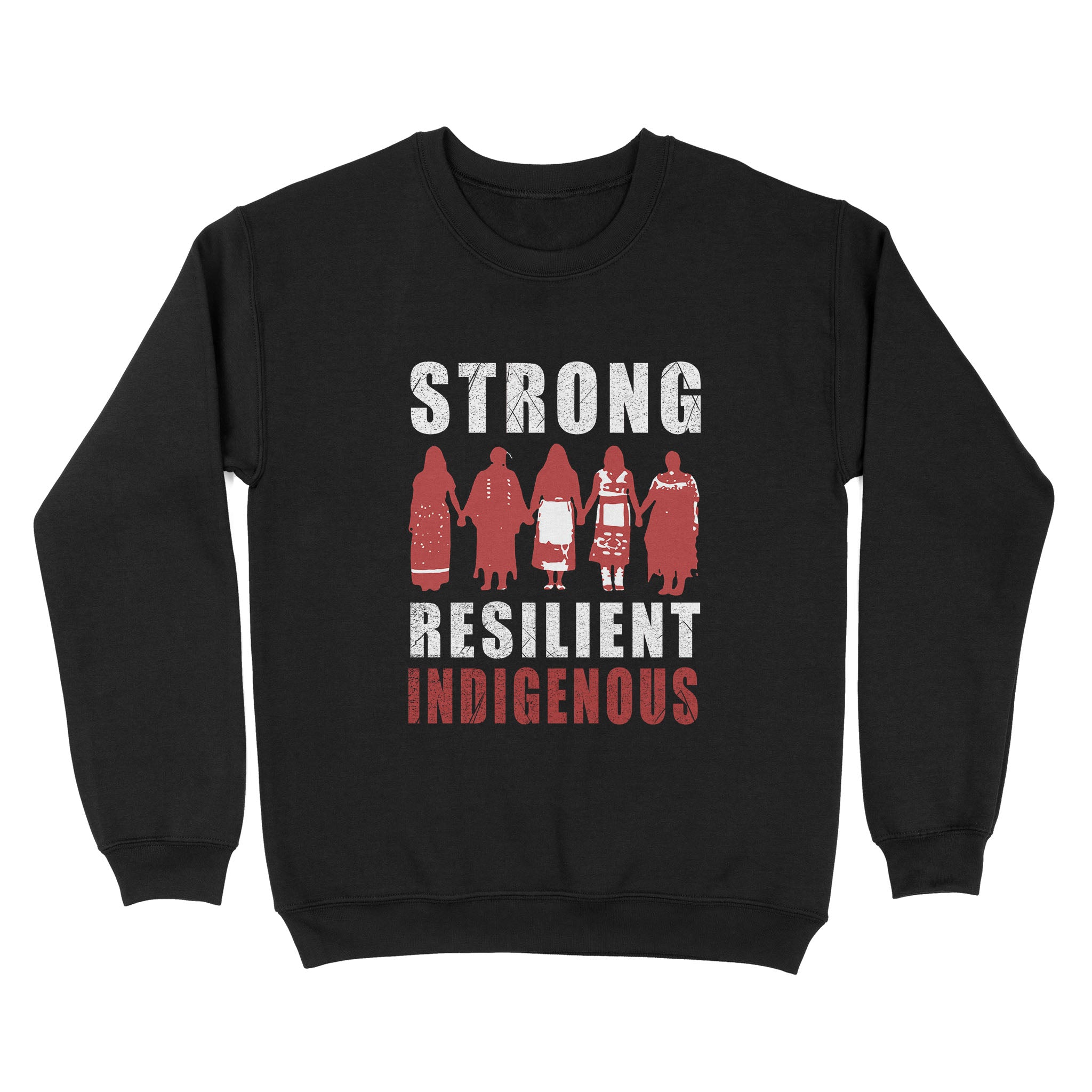 Strong Resilient Indigenous Cherokee Native American Tribe – Standard Crew Neck Sweatshirt