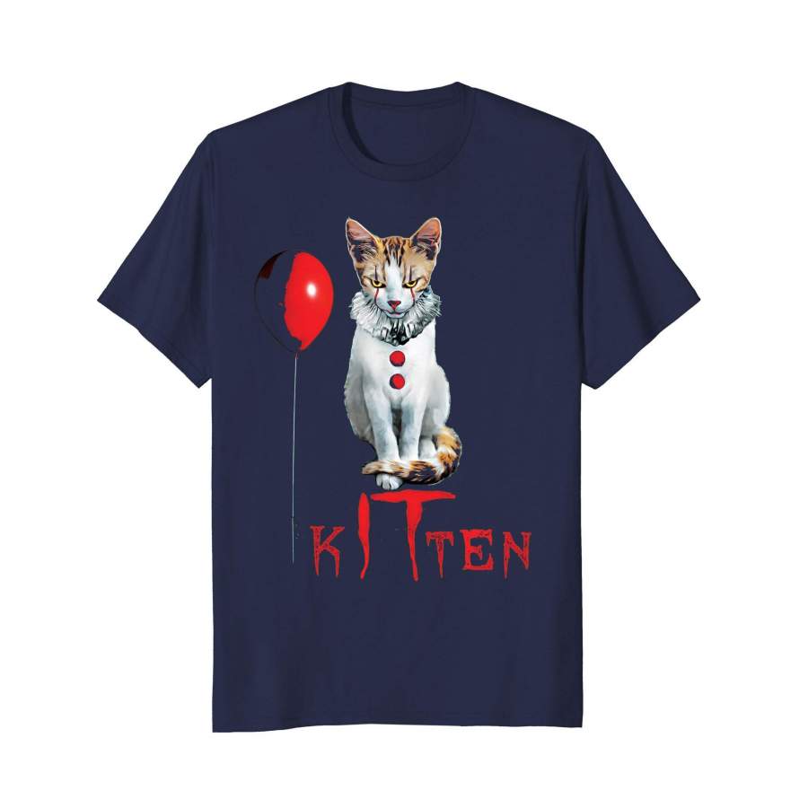 13th of Friday Cat Kitten meowy Scary T-shirt