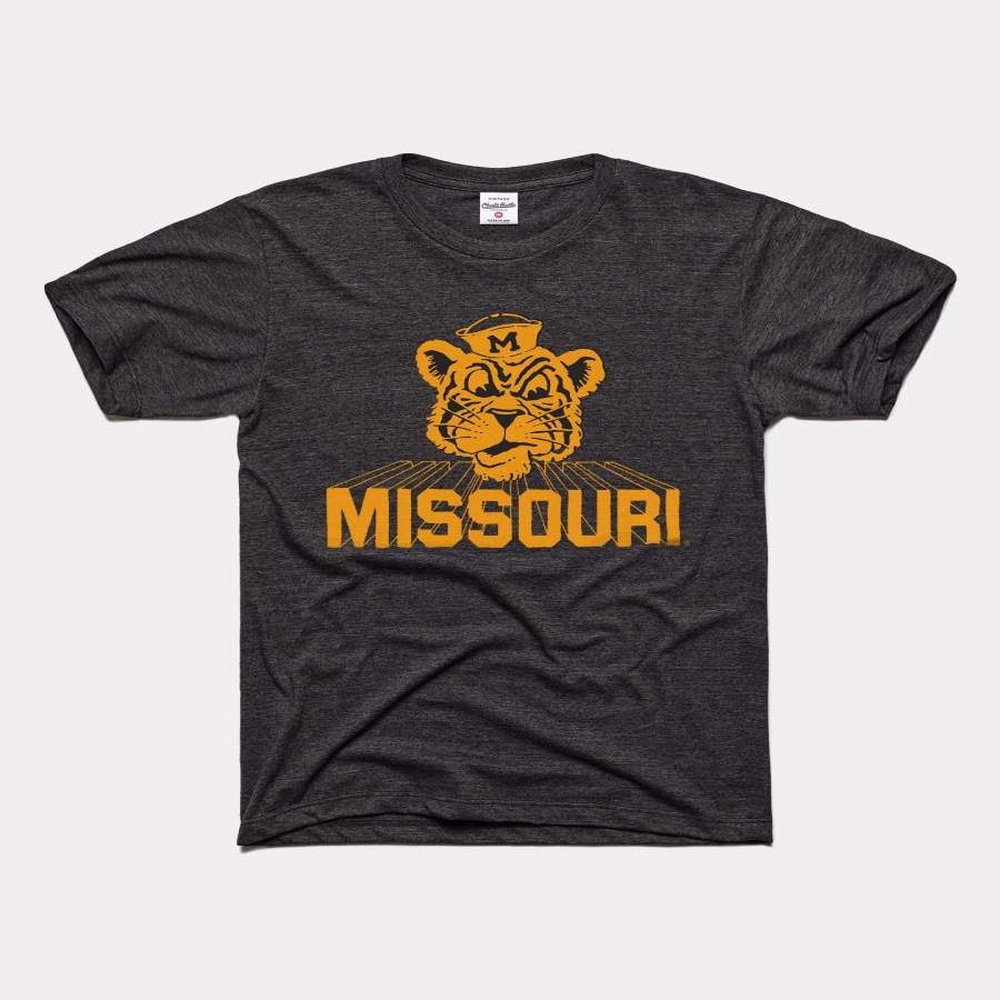 University Of Missouri Tigers Legacy Vintage Black T-Shirt