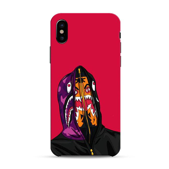 Bape Tiger Iphone X 3D Case | Black