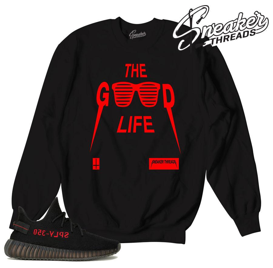 Yeezy 350 Bred Good Life Sweater