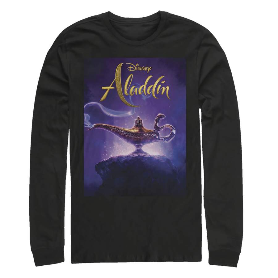 Aladdin Men’s Movie Poster Magic Long Sleeve Shirt