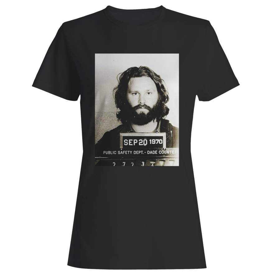 Jim Morrison Mugshot Woman’s T-Shirt