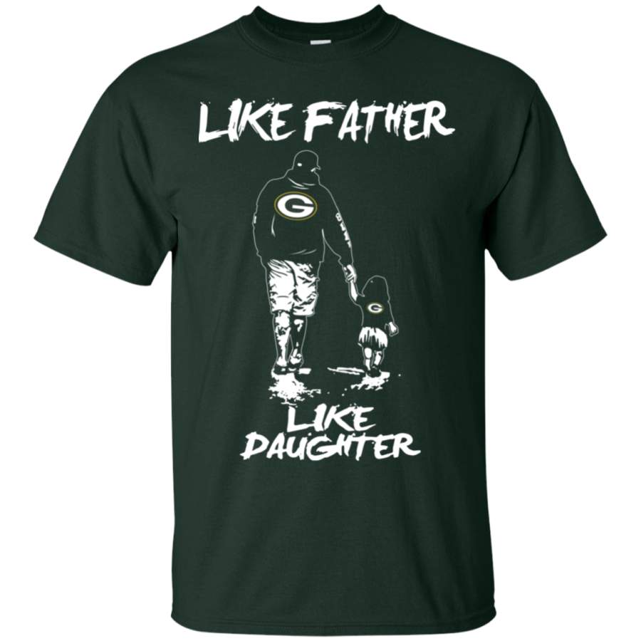 Like Father Like Daughter Green Bay Packers T Shirt