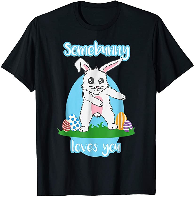 Boss T Shirts Work Easter Egg Bunnies Loves You Rabbit T-Shirt