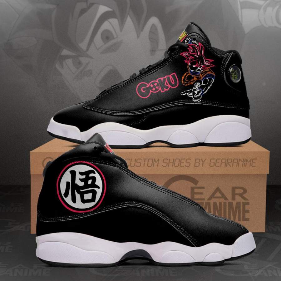 Goku God Jordan 13 Sneakers Dragon Ball Z Anime Shoes MN11